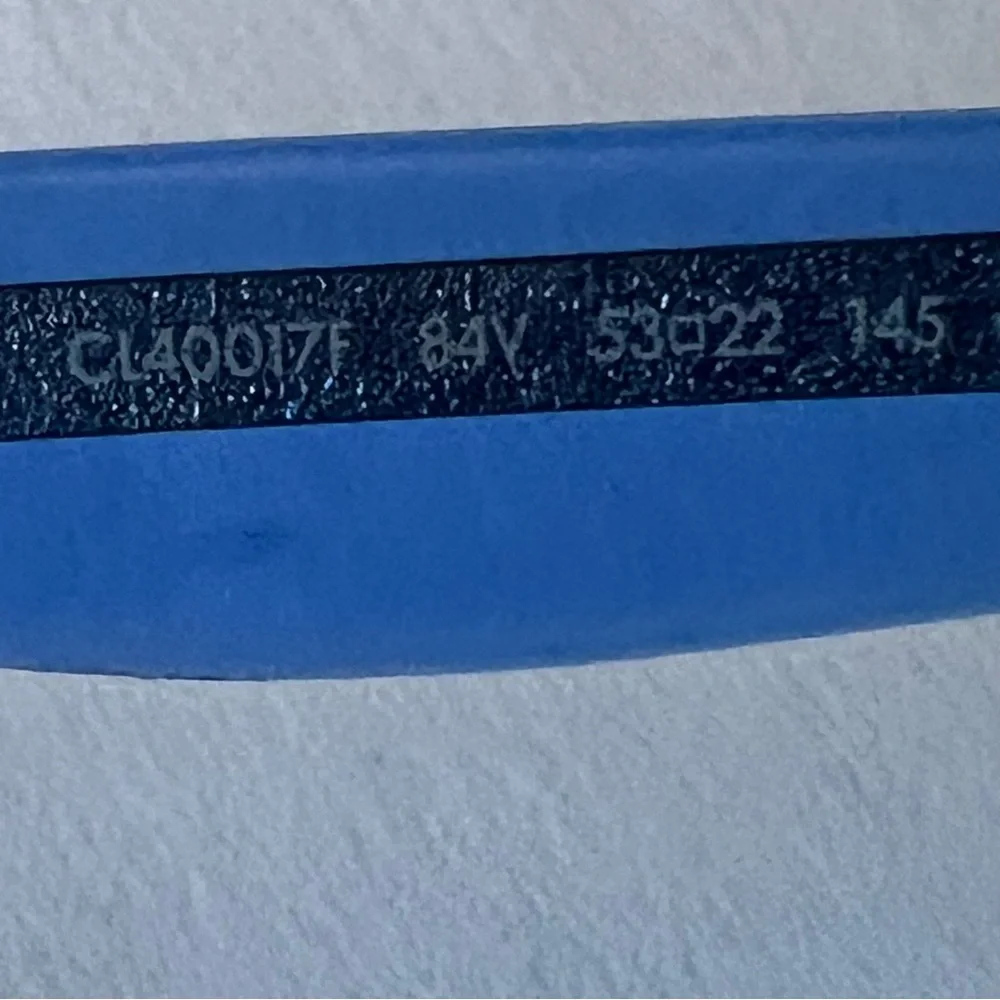 CELINE CL40017F ROUND SUNGLASSES BLUE NEW WITH CELINE CASE